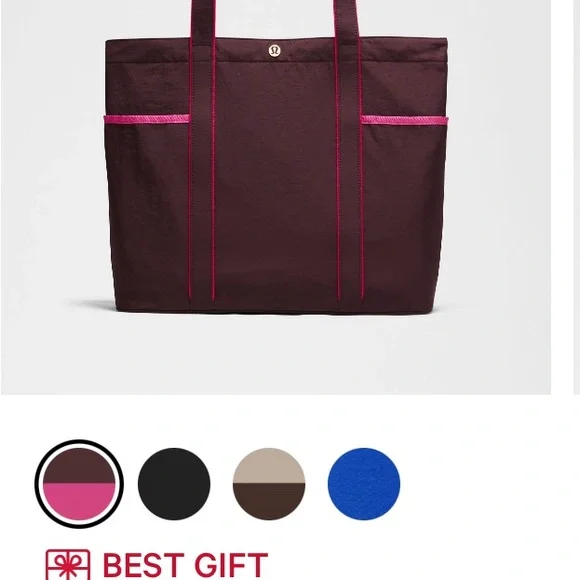 Lululemon Athletica Sage Tote with Neon Green Straps - Picture 5 of 5